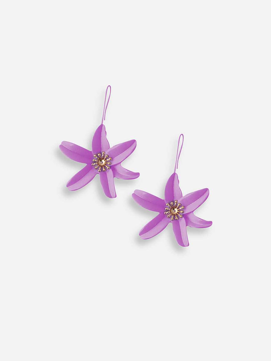 Women Silver Plated Party Designer Stone Drop Earring
