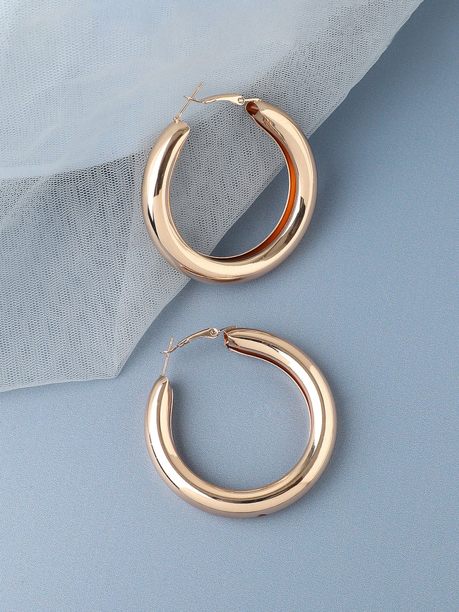 Women Gold Designer Casual Stud