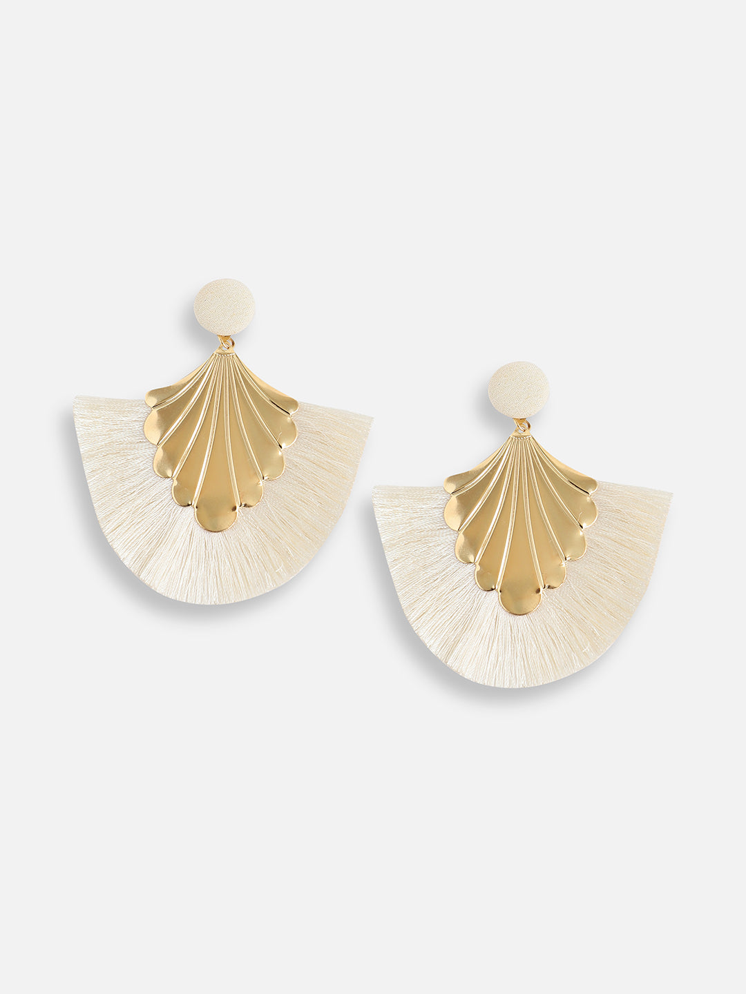Women White Earrings