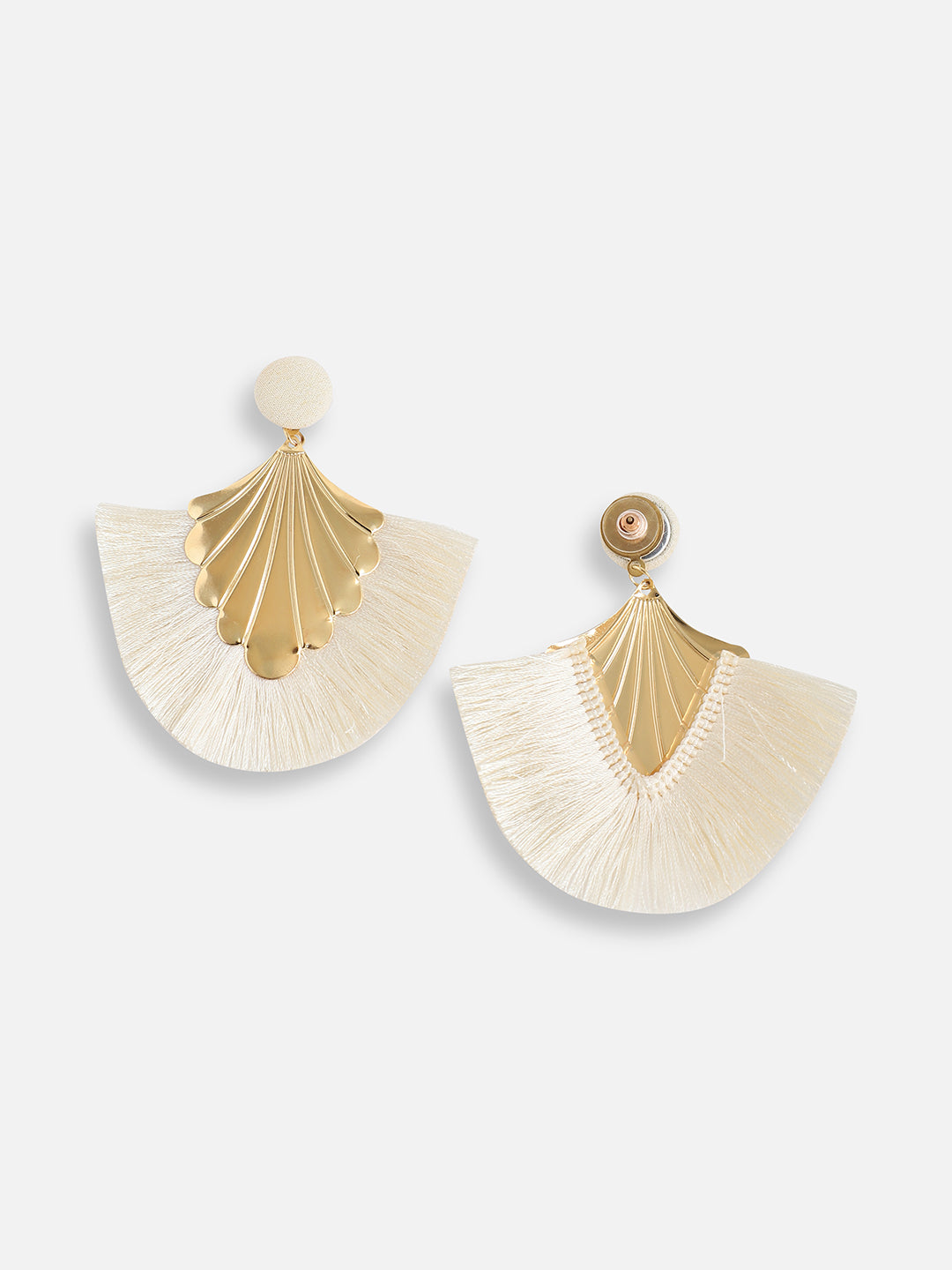 Women White Earrings