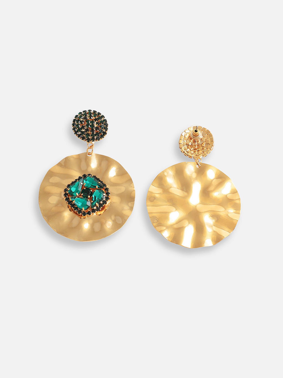 Women Multi Gold Plated Designer Party Drop Earring