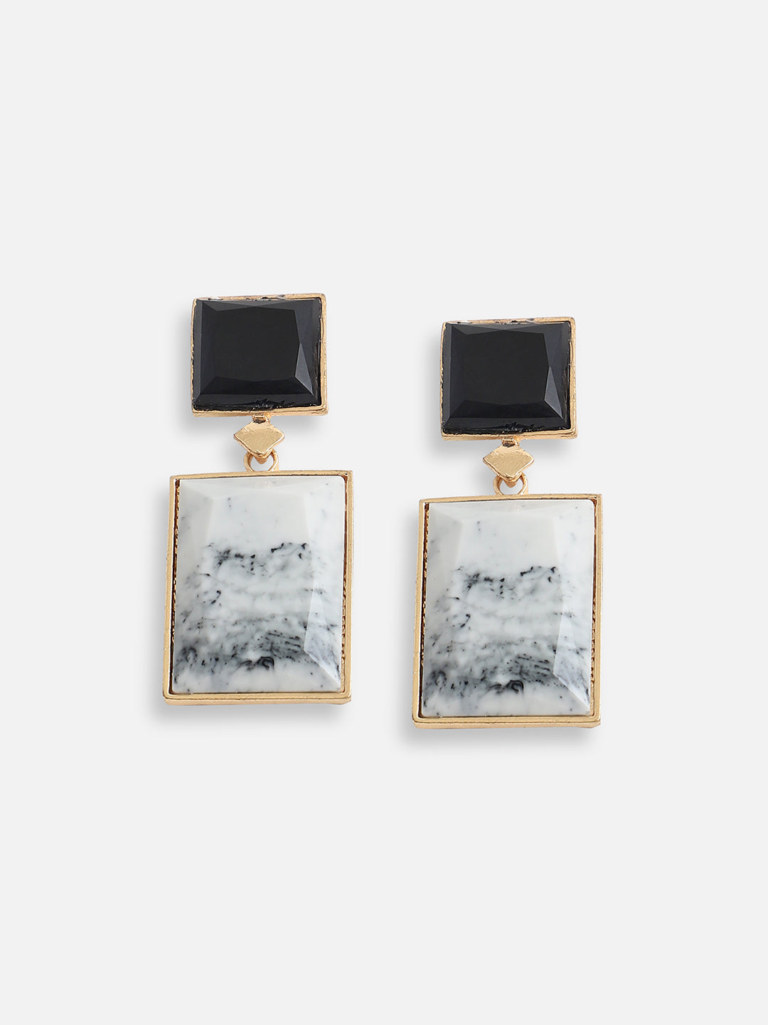 Women Multi Gold Plated Designer Party Drop Earring