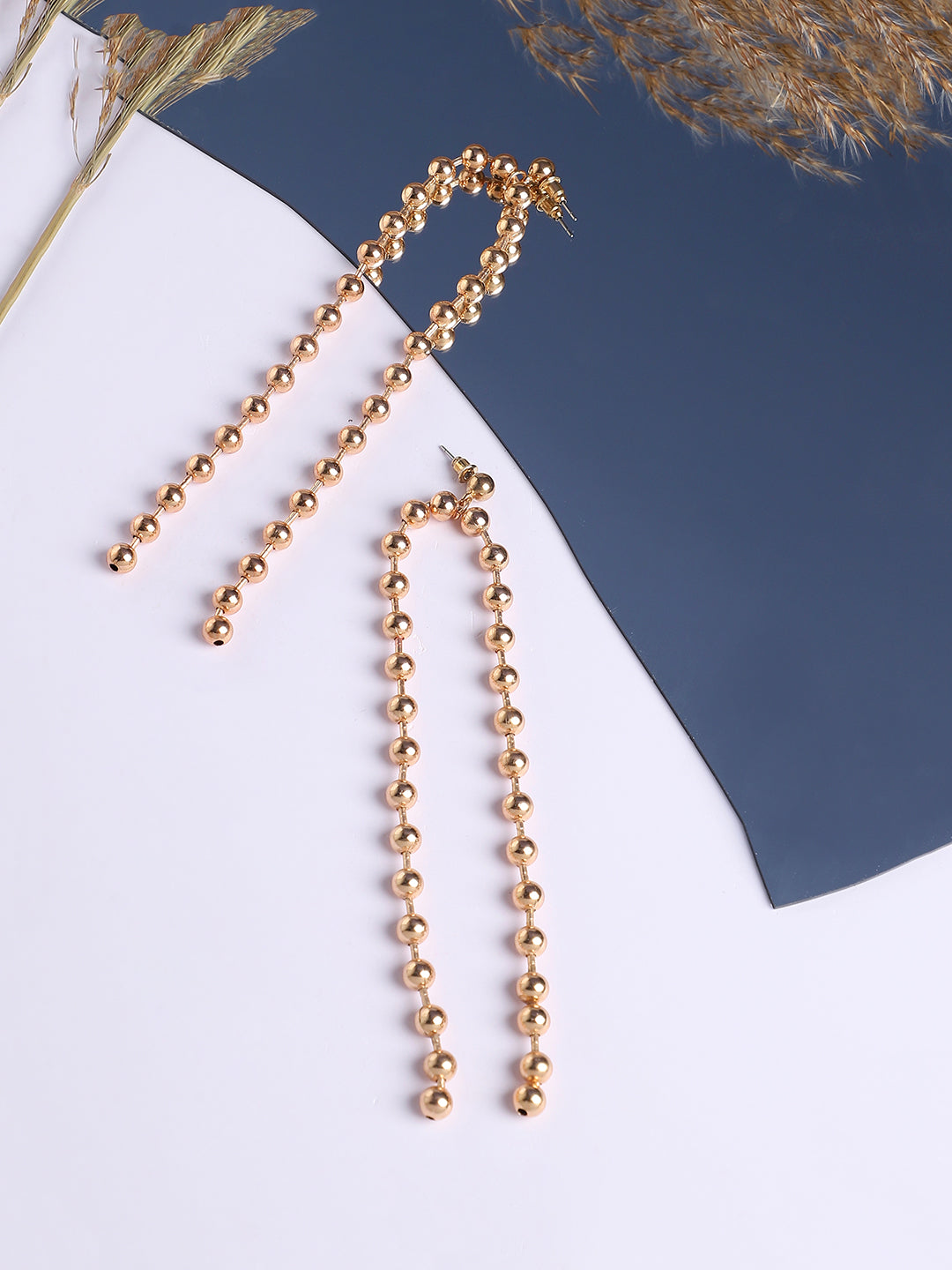 Women Gold Plated Designer Party Drop Earring