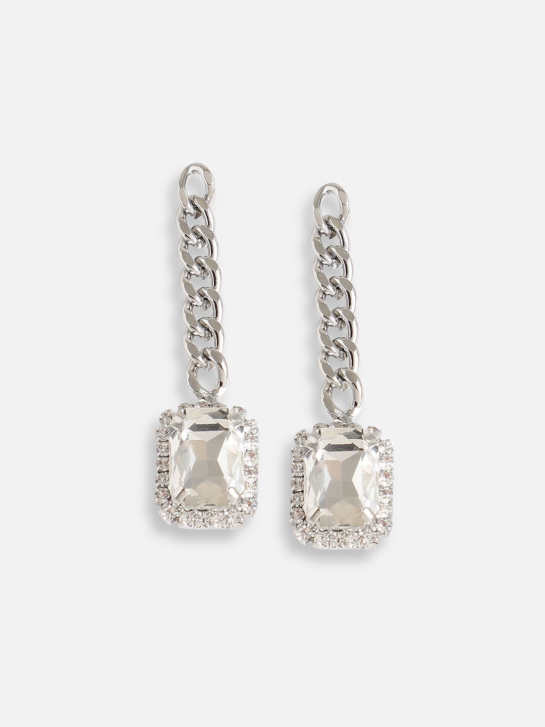 Women Silver Gold Plated Designer Party Drop Earring