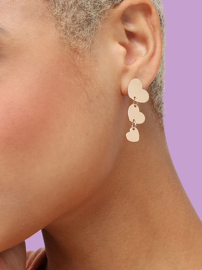 Women Silver Plated Party Designer Hoop Earring