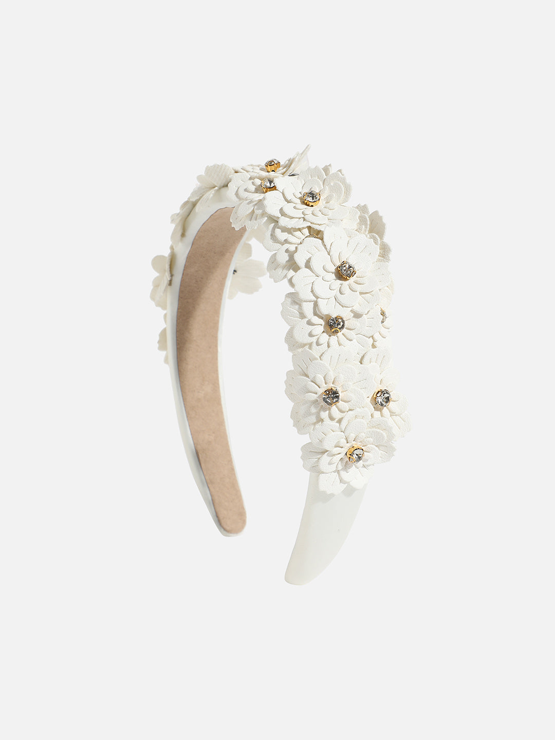 Women White Color Hairband
