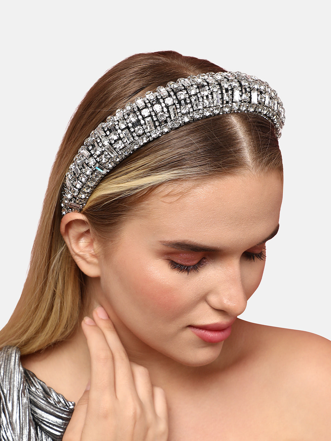 Women Silver Color Hairband