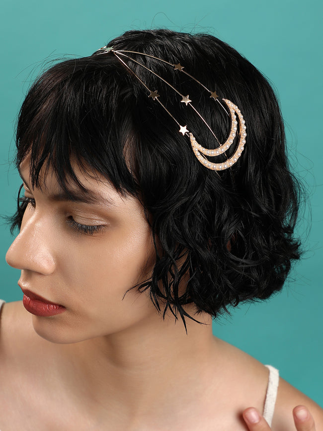 Women Gold Color Hairband