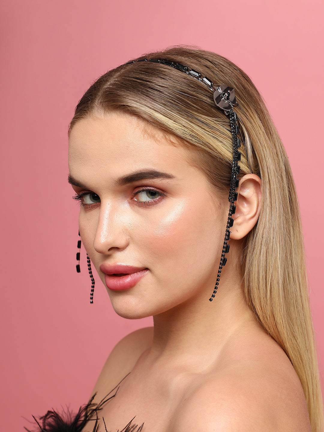 Women Black Color Hairband