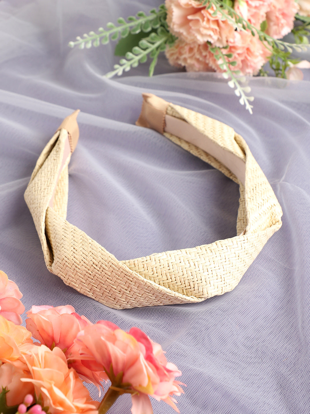 Women Cream Color Hairband