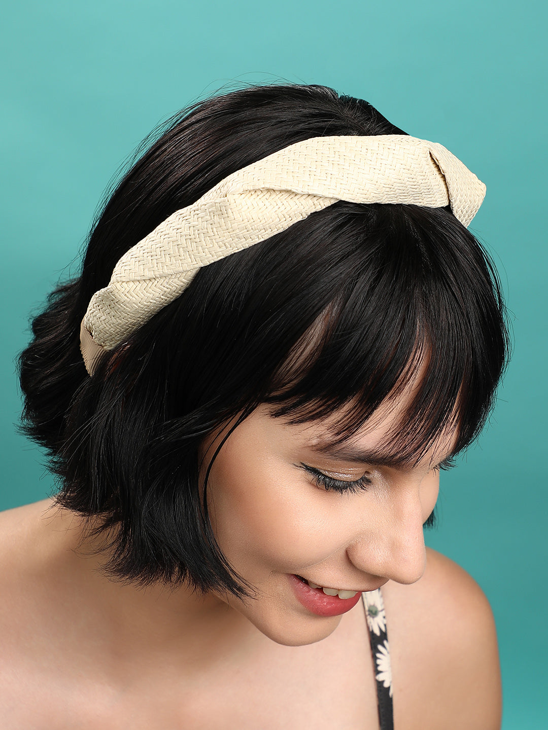 Women Cream Color Hairband