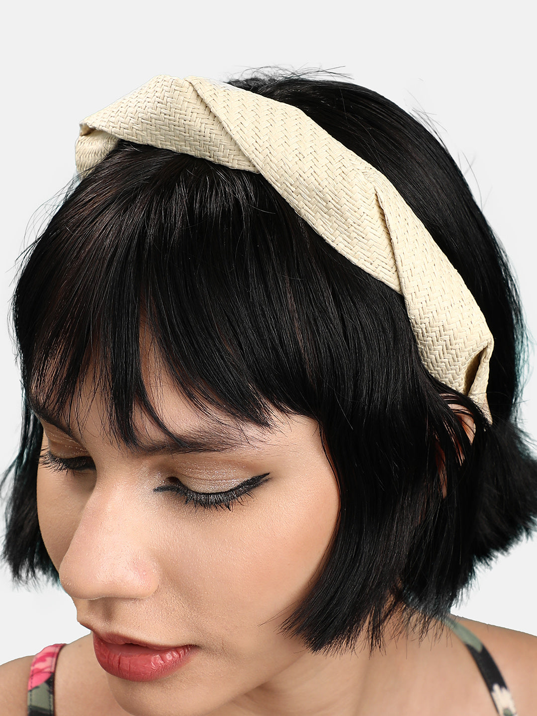 Women Cream Color Hairband