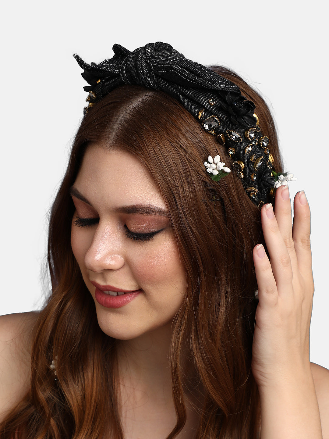 Women Intricate Halo Bands