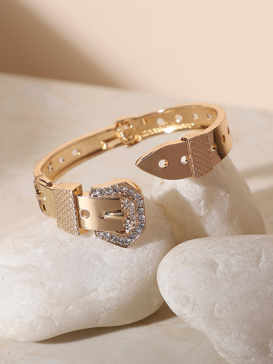 Women Gold-Plated Cuff Bracelet