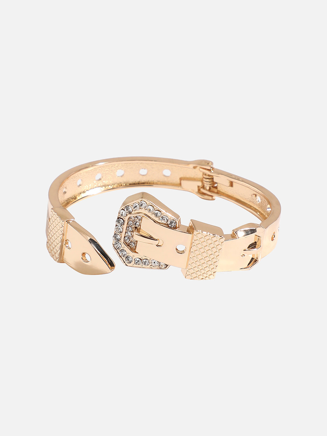 Women Gold-Plated Cuff Bracelet
