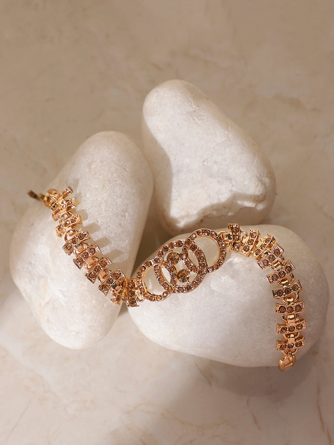 Women Circular Crystal Bracelet