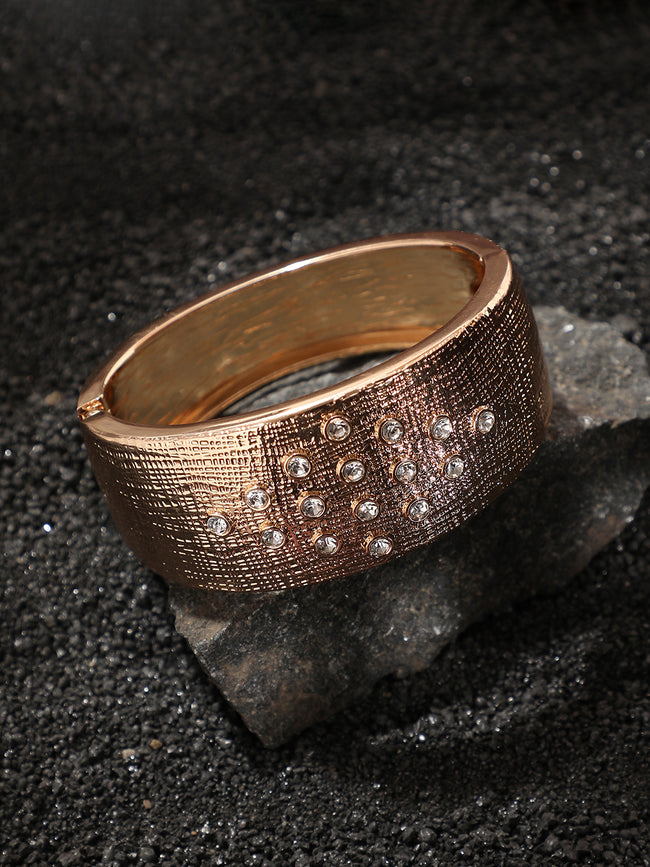 Women Gold-Plated Cuff Bracelet