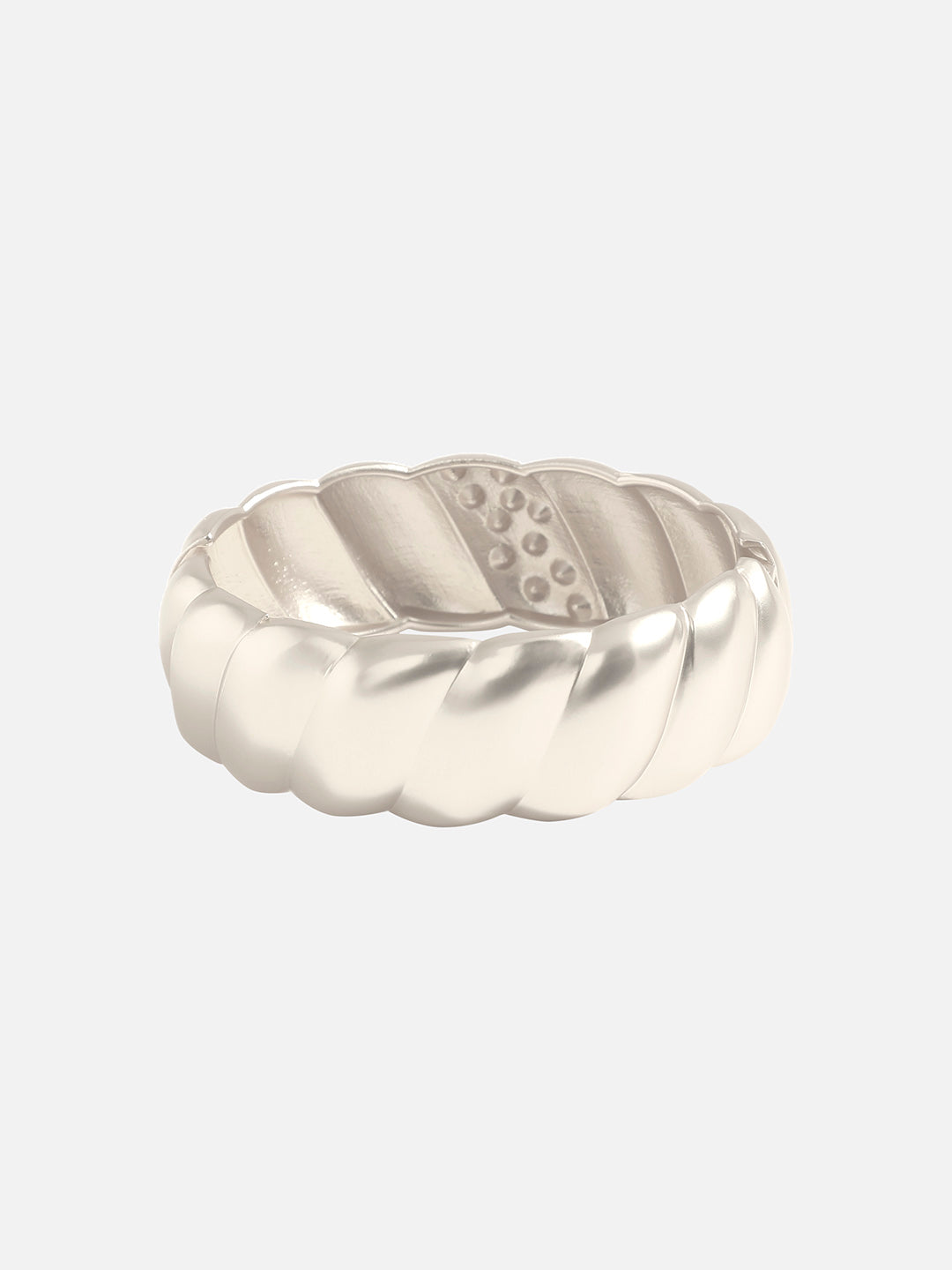 Women Silver-Plated Cuff Bracelet