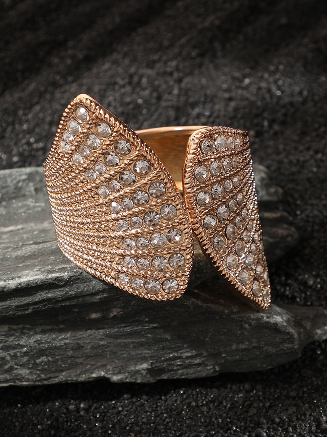 Women Gold-Plated Cuff Bracelet