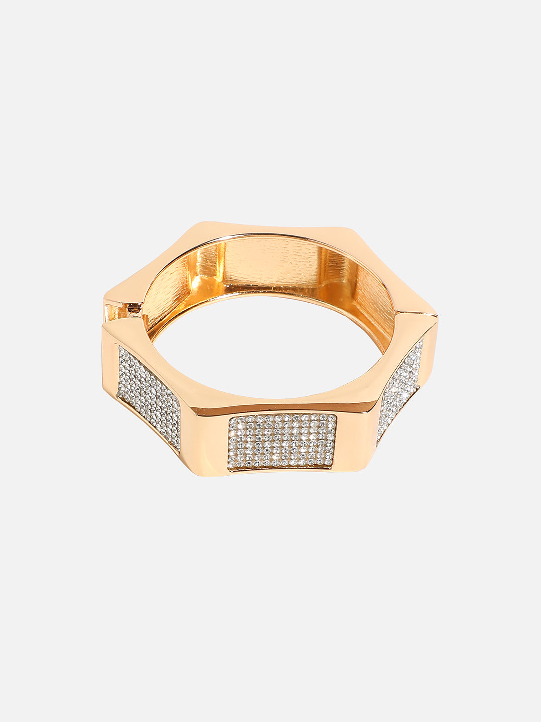 Women Gold Plated Cuff Bracelet