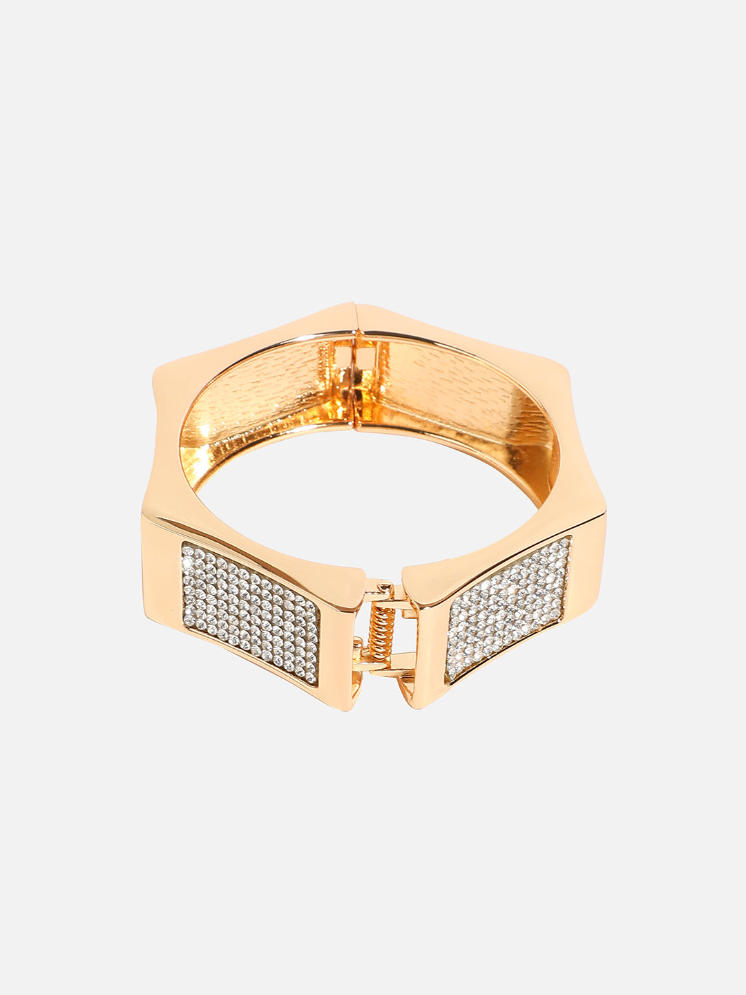 Women Gold Plated Cuff Bracelet