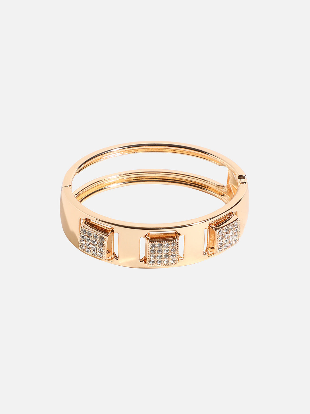 Women Gold-Plated Kada Bracelet