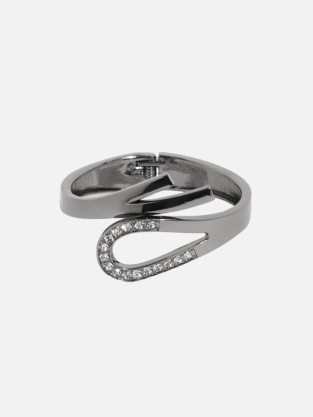 Women Silver-Plated Cuff Bracelet
