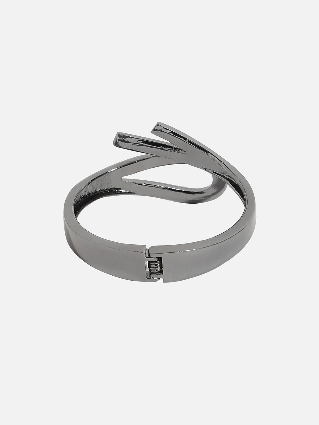Women Silver-Plated Cuff Bracelet