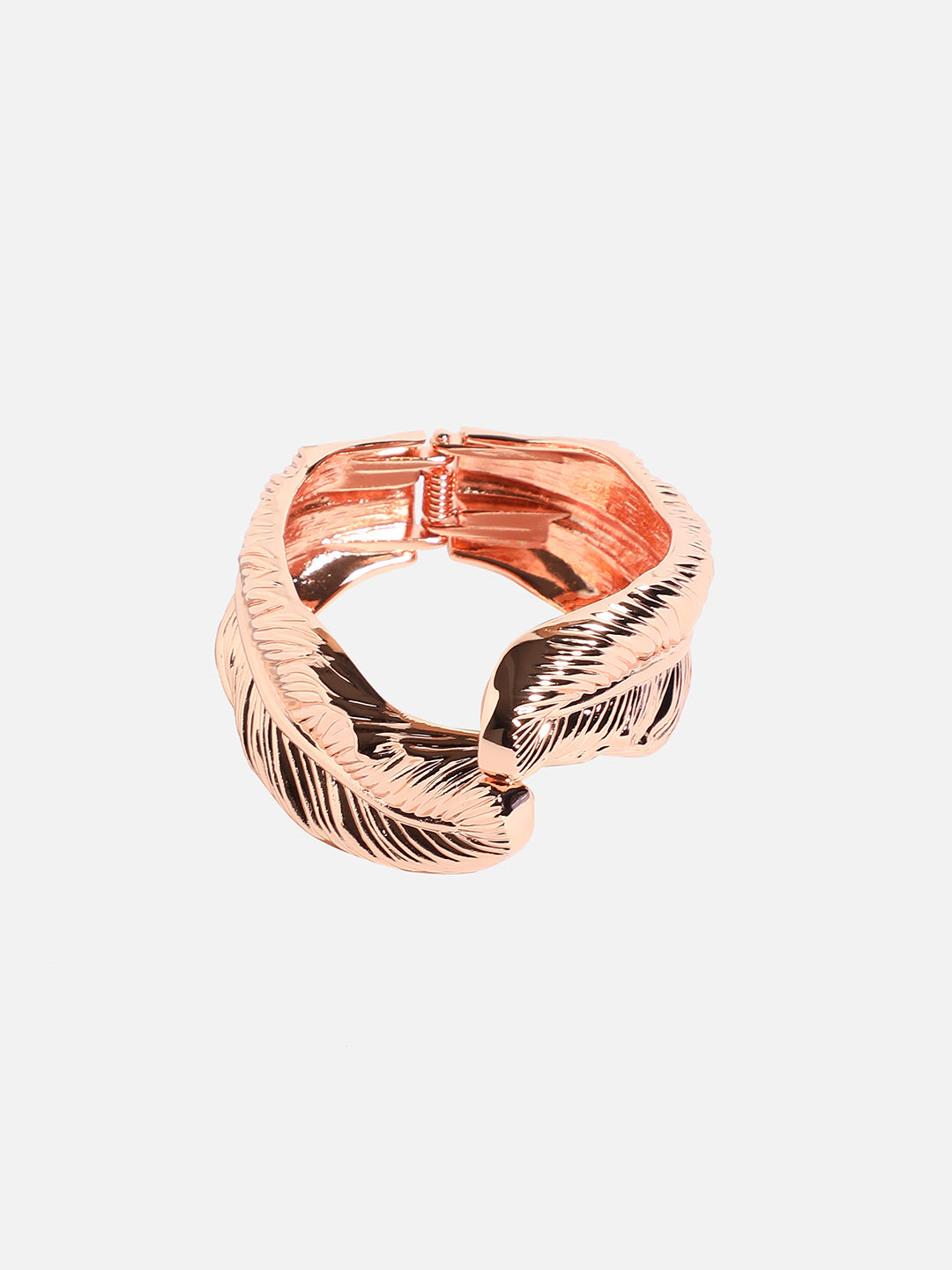 Women Rose Gold Plated Cuff Bracelet