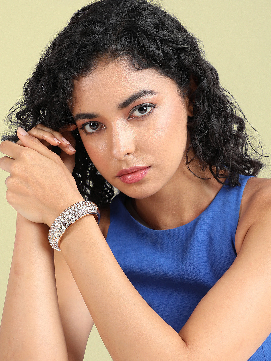 Women Bling Cluster Bracelet