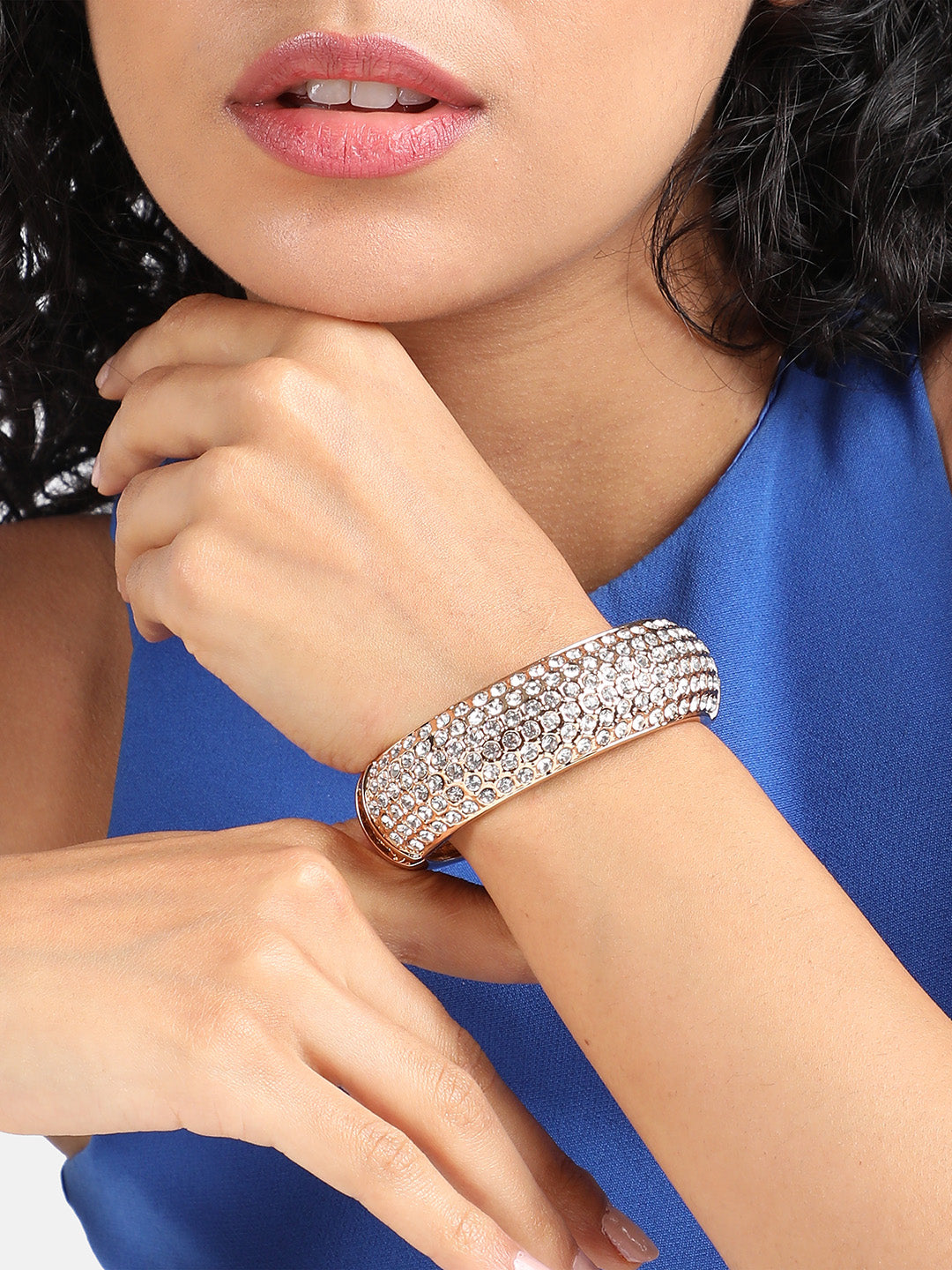 Women Bling Cluster Bracelet