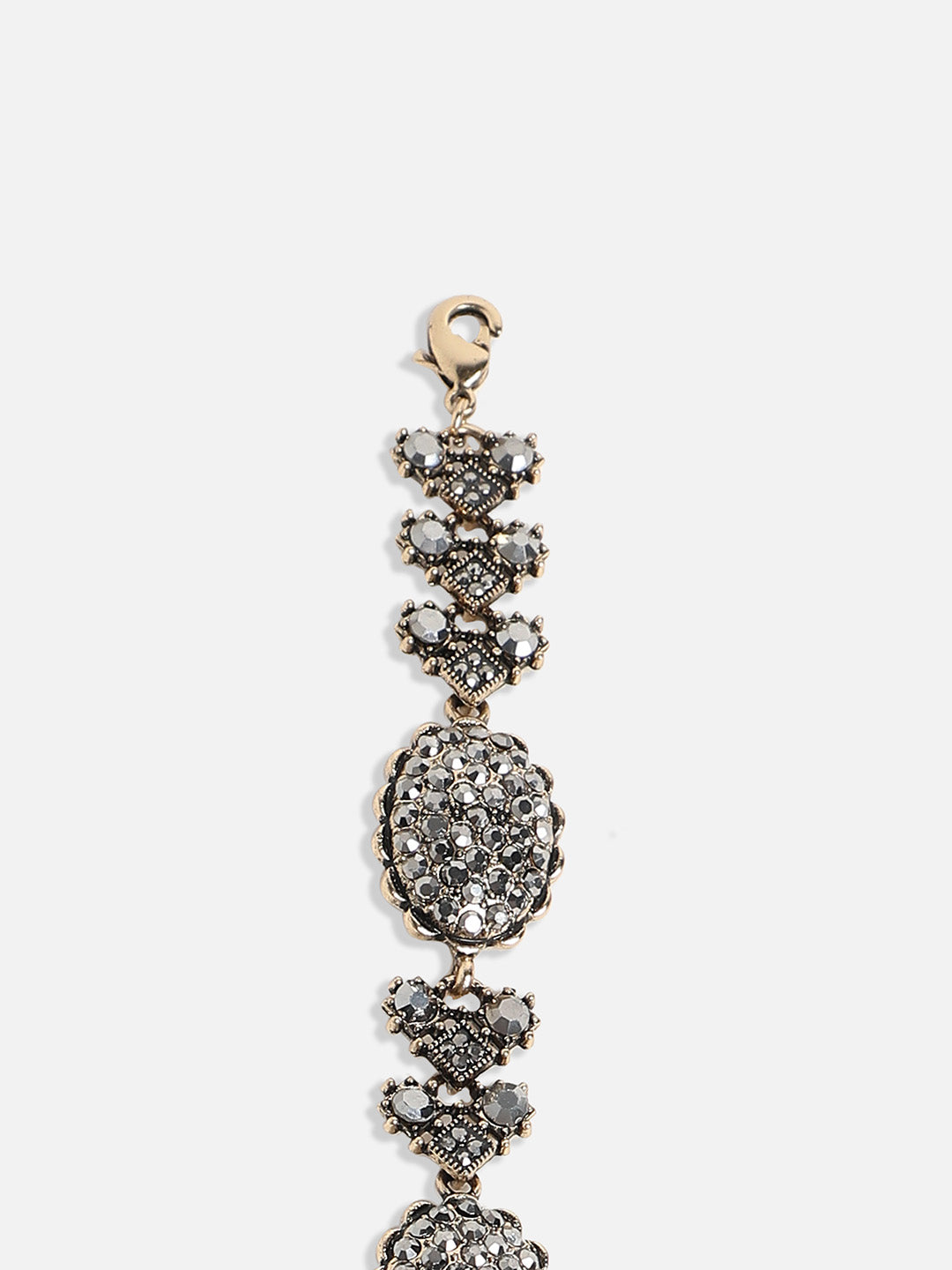 Women Oval Cluster Bracelet