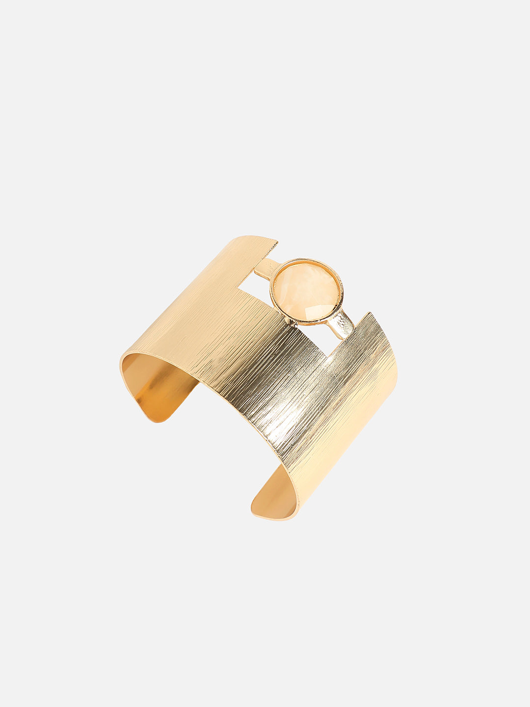 Women Metallic Moonlight Statement Bracelet