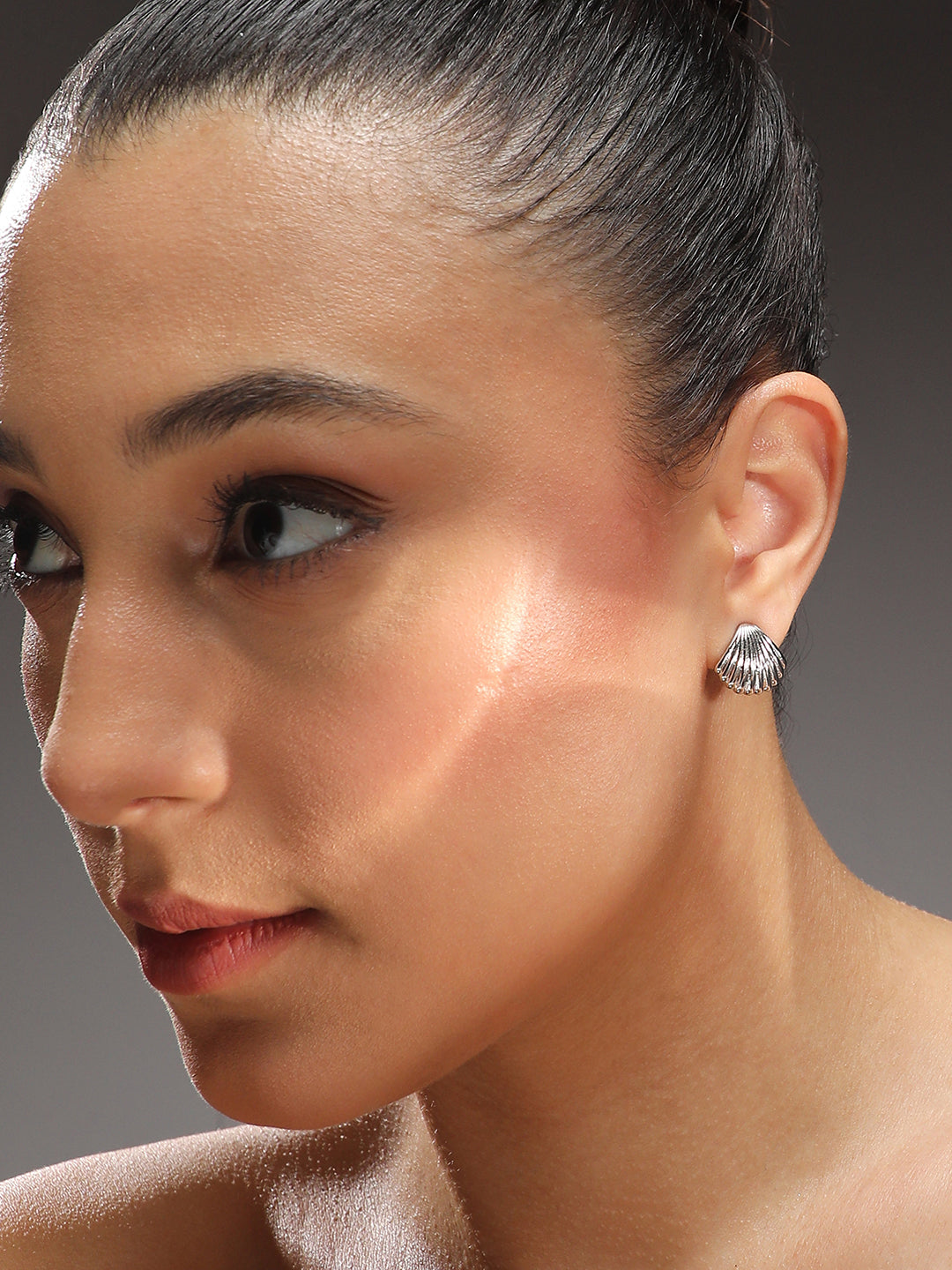 Women Silver-Plated Alloy Earrings