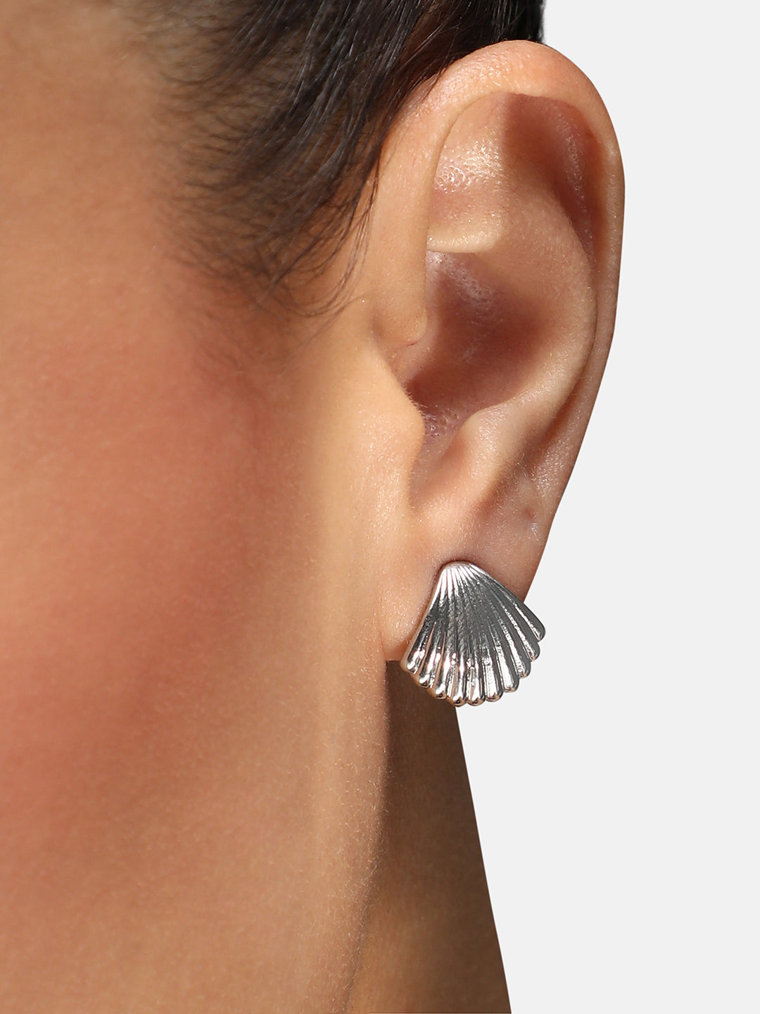 Women Silver-Plated Alloy Earrings