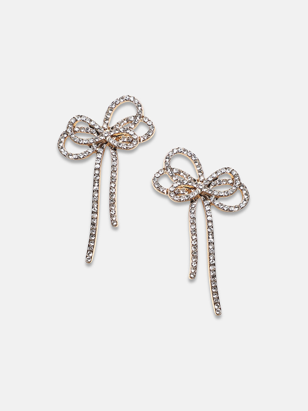 Women Gold-Plated Alloy Drop Earrings