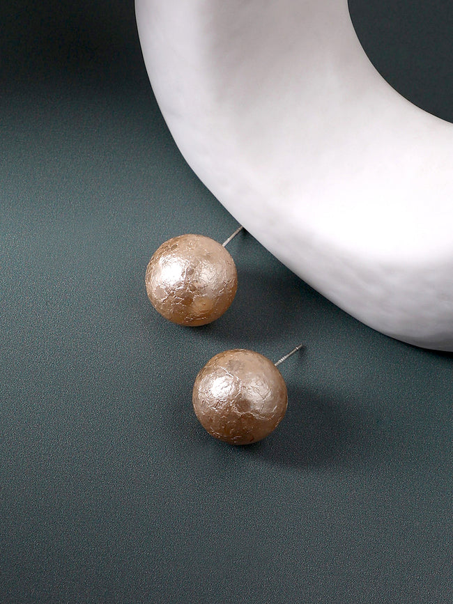 Women Gold-Plated Stud Earrings