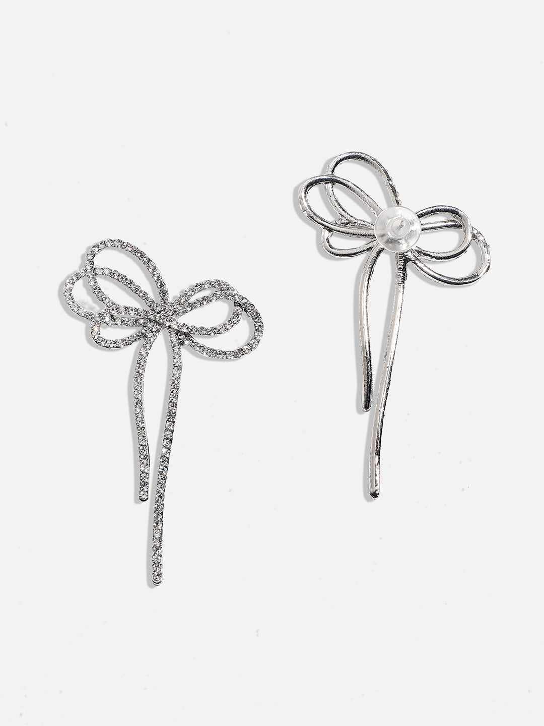 Women Silver-Plated Drop Earrings