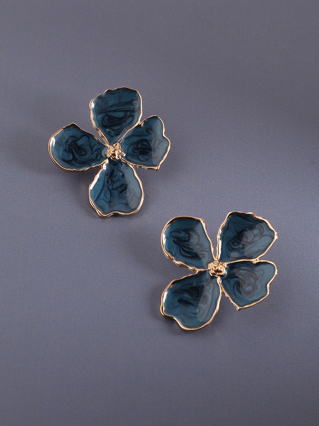 Women Gold-Plated Studs Earrings