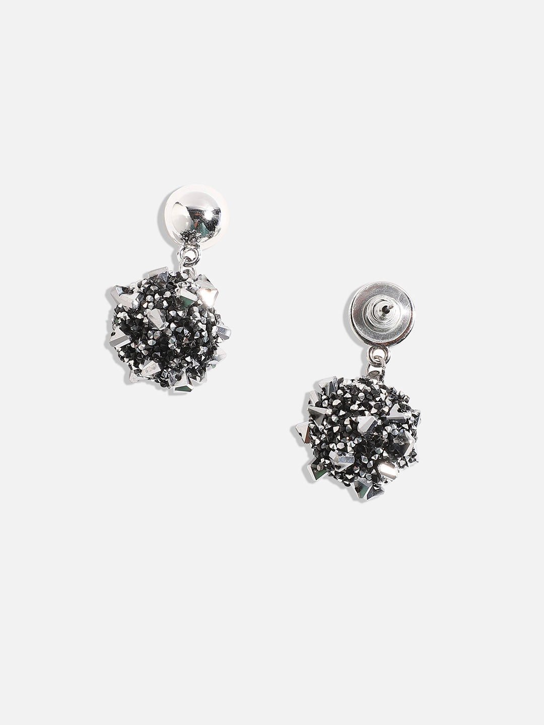 Women Embellished Cluster Drop Earringss