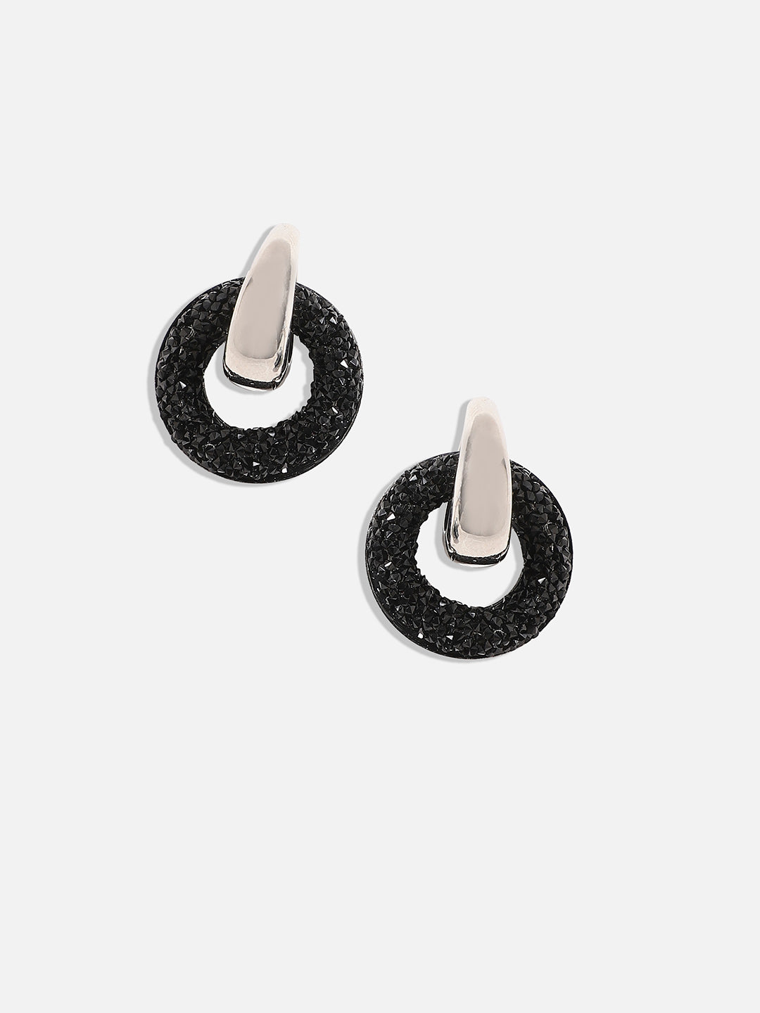 Women Multi Circular Cluster Drop Earringss