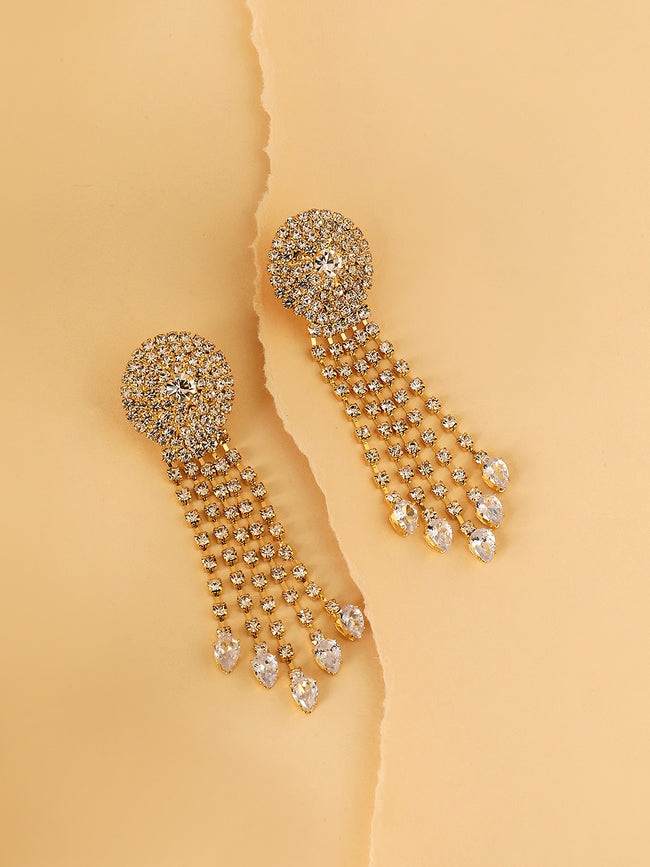 Women Crystal Drop Earringss