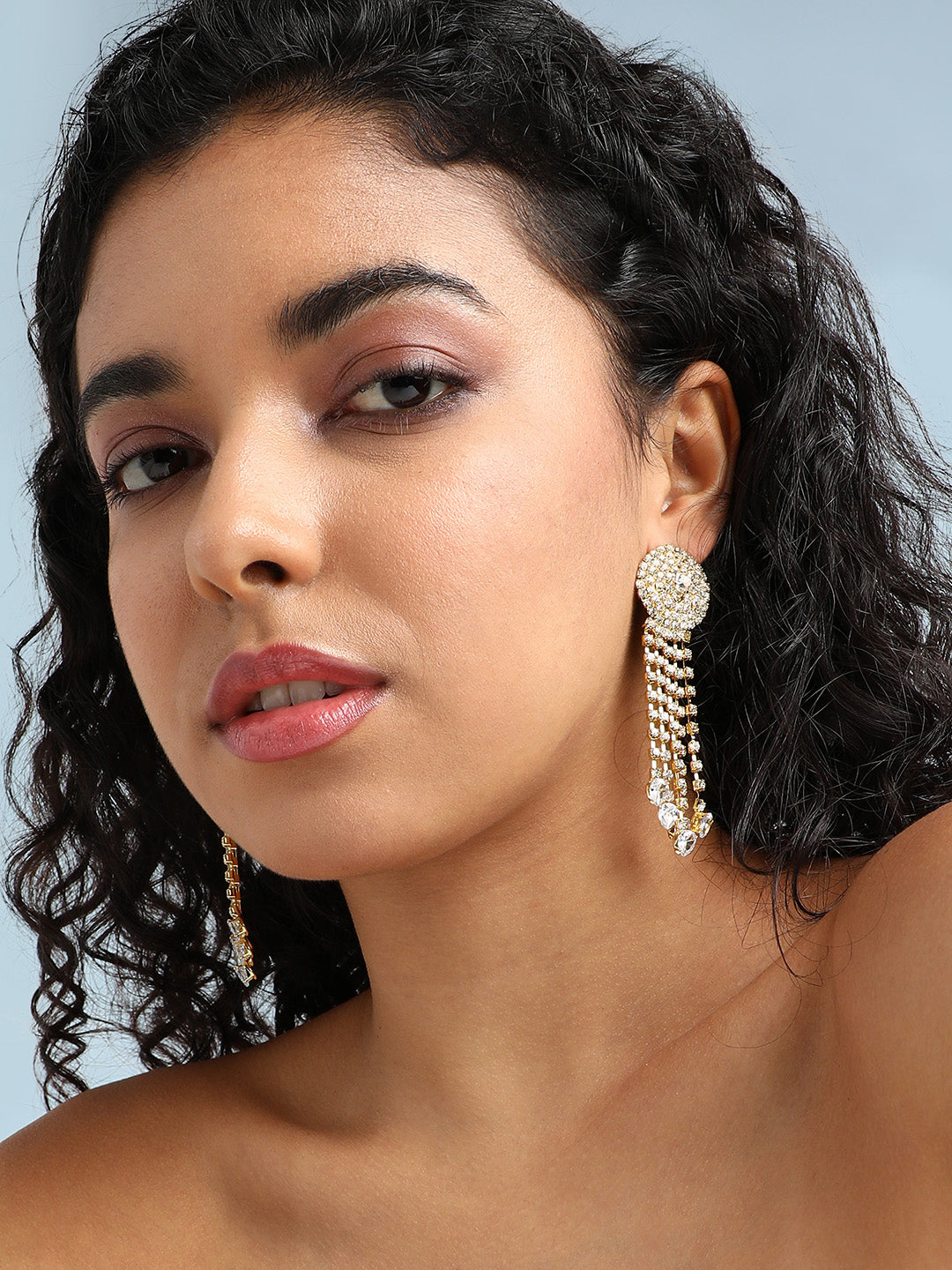 Women Crystal Drop Earringss