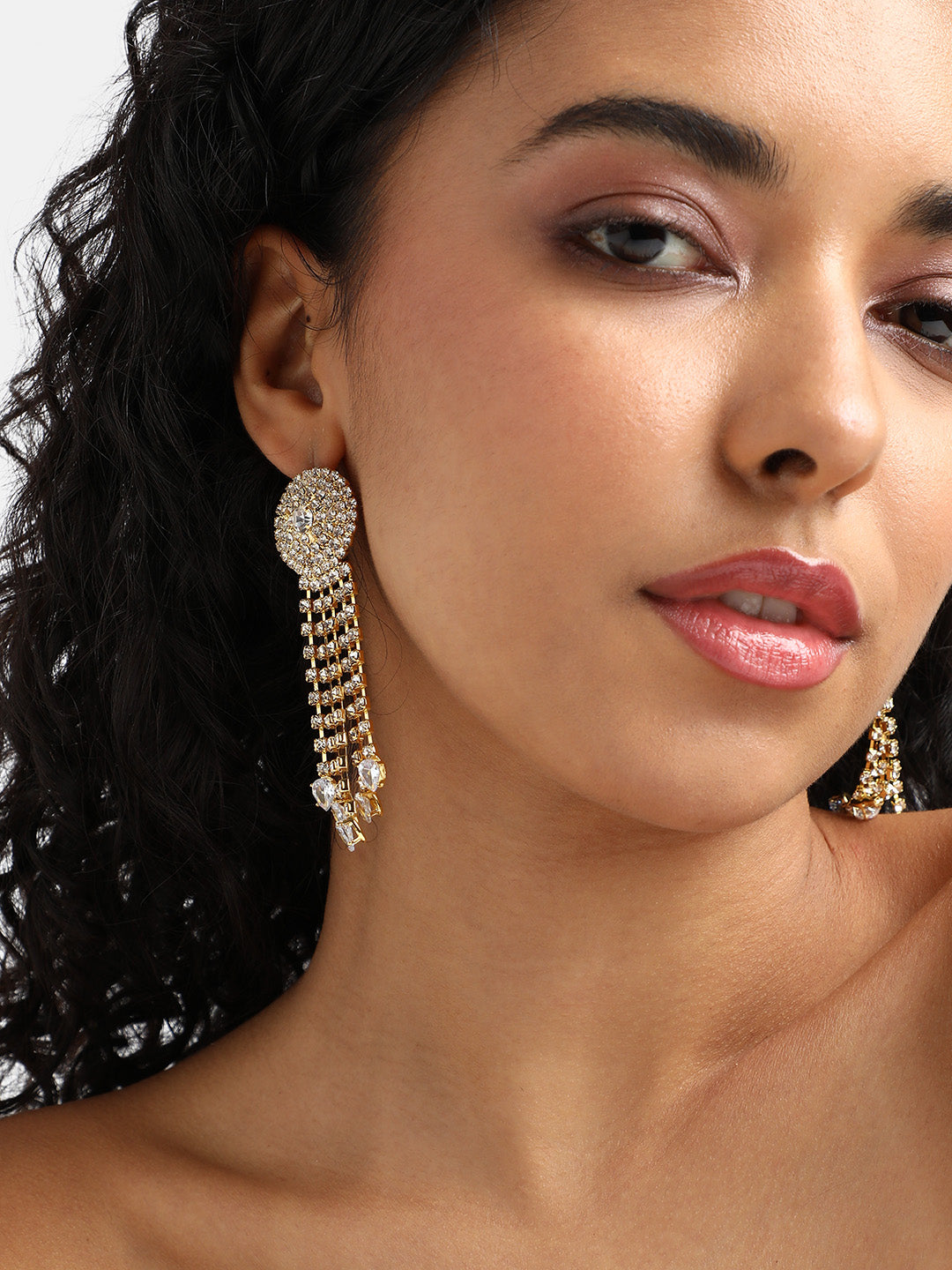 Women Crystal Drop Earringss
