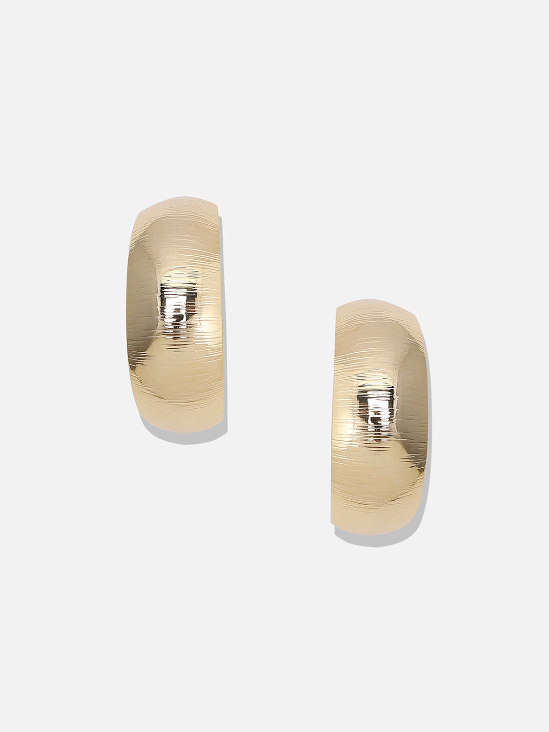 Women Textured Hoop Earrings