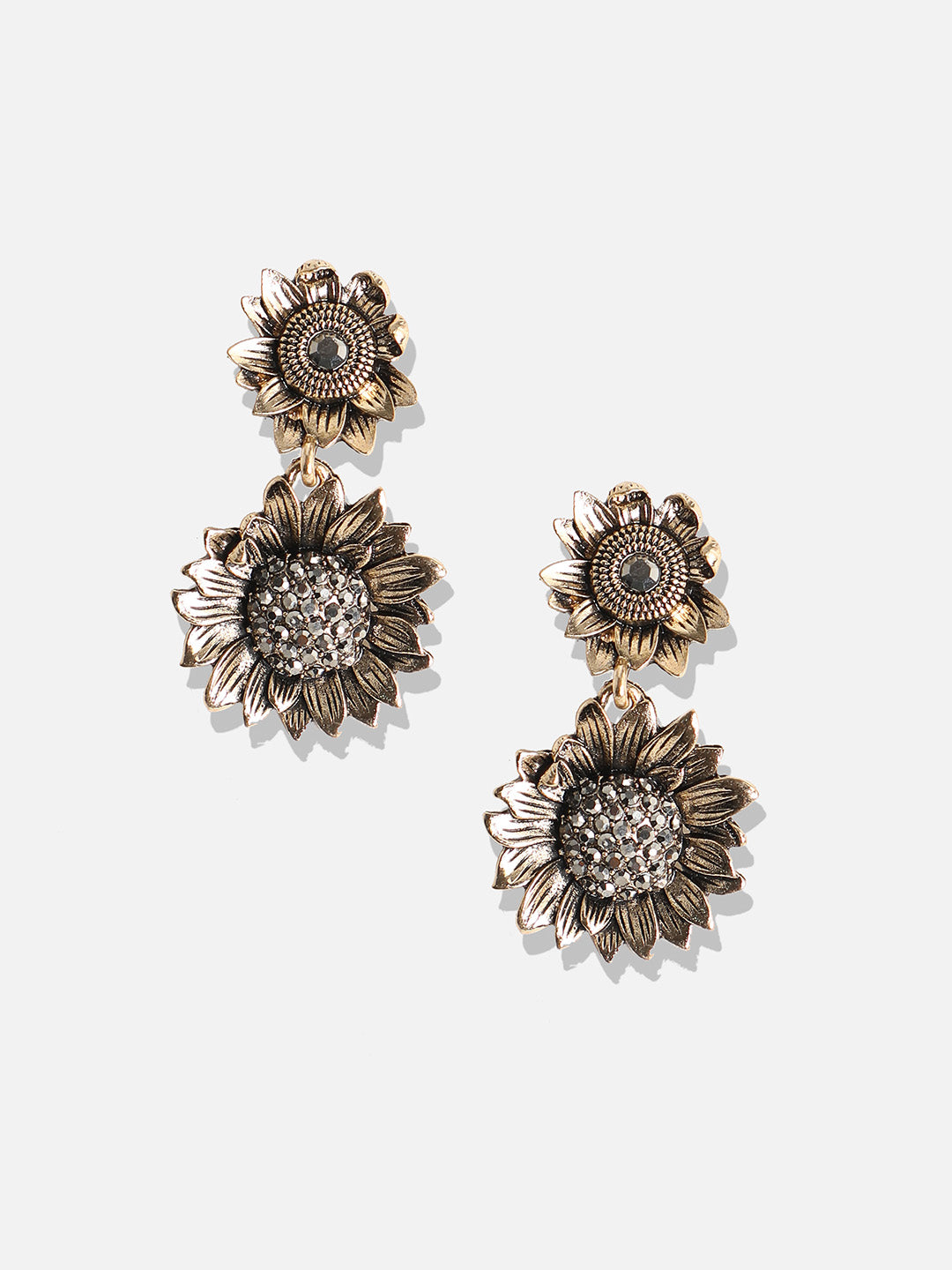 Women Sunflower Drop Earringss