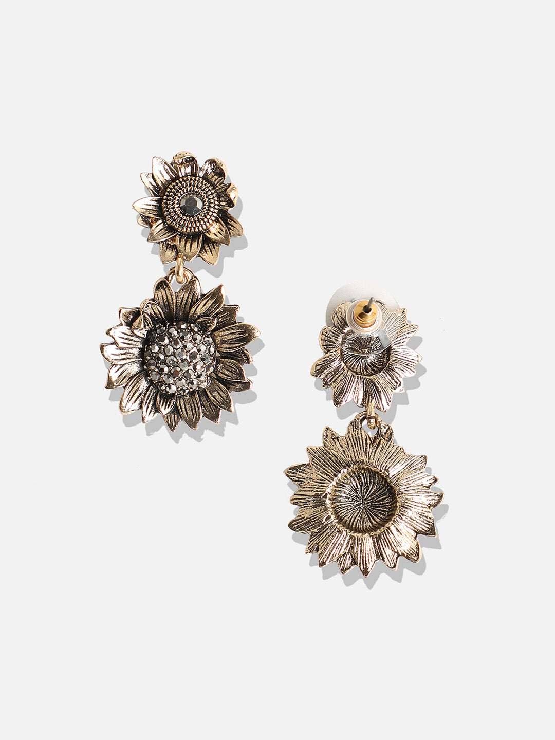 Women Sunflower Drop Earringss