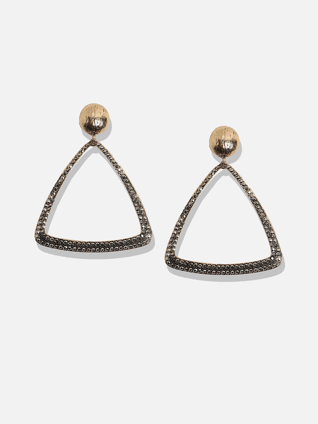 Women Triangle Cluster Drop Earrings
