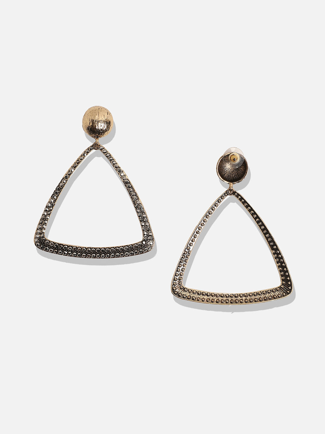 Women Triangle Cluster Drop Earrings
