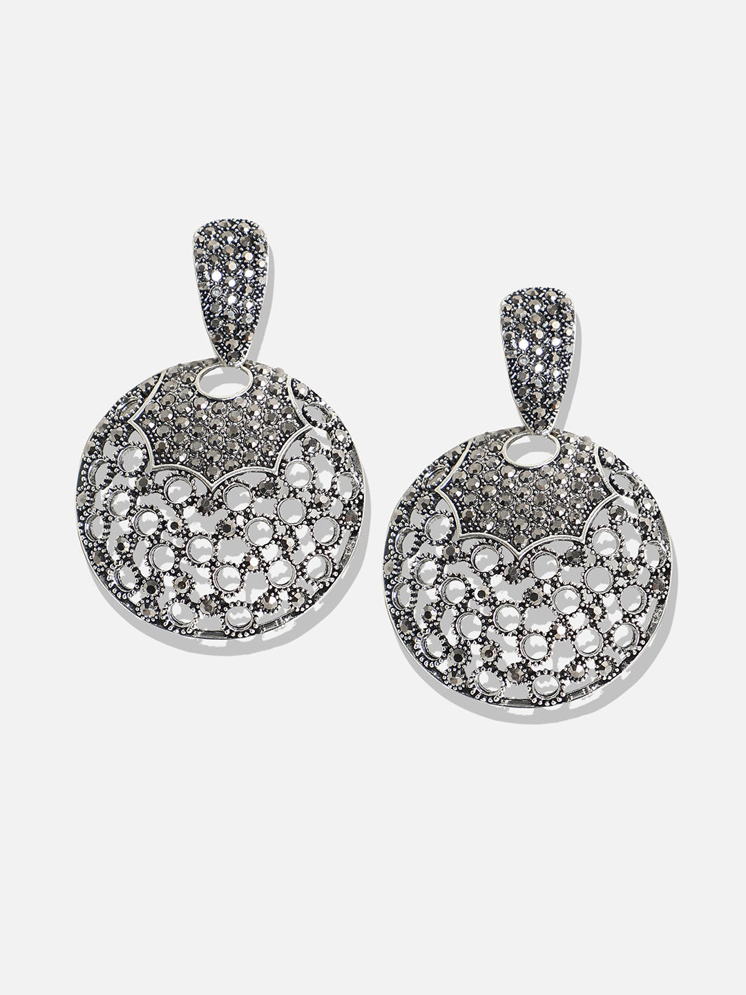 Women Antique Dome Drop Earringss